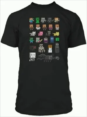 Produktbild von T-Shirt Minecraft Sprites 110-116 cm (5/6y)
