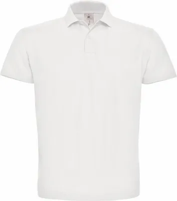 Produktbild von Herren-Poloshirt, Kurzarm - B&C ID.001 - white - Größe L