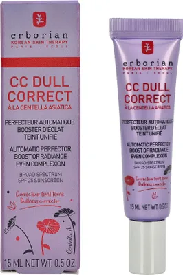 Zdjęcie produktu dla Erborian CC Dull Correct Automatic Perfector Boost Of Radiance Cream SPF 25 15 ml