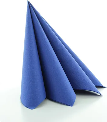 Produktbild von Sovie HORECA Serviette in Royalblau aus Linclass® Airlaid 40 x 40 cm, 50 Stück