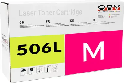 Produktbild von Toner kompatibel Samsung CLP-680 CLX-6260 ersetzt M506L – Magenta – 3500 Seiten