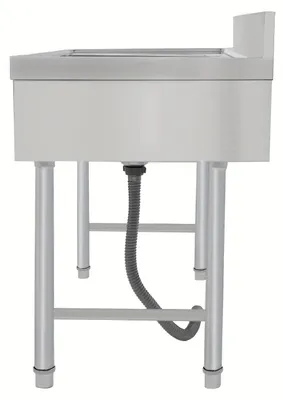 Immagine prodotto di Lavello da cucina - Lavandino - Bacinella - Lavello - Lavello in acciaio inossidabile freestanding - Acciaio inossidabile 304 resistente e durevole