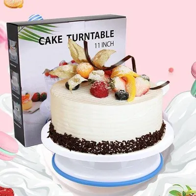 Immagine prodotto di Piatto girevole per torte, 28 cm, bianco