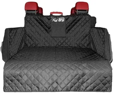 Zdjęcie produktu dla JustValue Pokrowiec ochronny do bagażnika samochodowego – 180×103 cm – wodoodporny – czarny