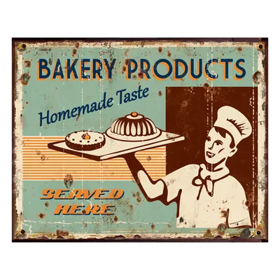 Produktbild von Clayre & Eef Textschild 25x20 cm Grün Eisen