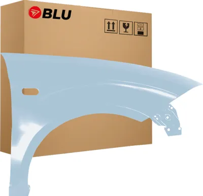 Immagine prodotto di BLU Parafango compatibile con Seat Altea 5P1/5P5 LS5V Destra Blau BlauLluvia | 2004-2015 | Anteriore | Verniciato | Pronto per il montaggio | Acciaio