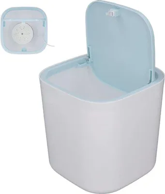 Immagine prodotto di Lavatrice manuale da 3,8 L - Lavatrice manuale con agitatore - Tecnologia centrifuga e insonorizzazione - Caricatore - 18 W - Timer - Lavatrice compatta - Calzini - Intimo