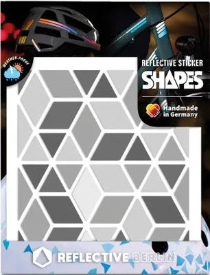 Immagine prodotto di REFLECTIVE BERLIN Reflexaufkleber "Shapes" SB-verp Diamonds, grigio