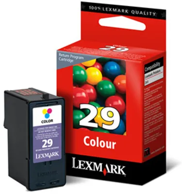 Produktbild von Lexmark 18C1429E, Zyan, Magenta, Gelb, Standard, 150 Seiten, 50 g