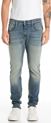 Produktbild von Replay Anbass Hyperflex Jeans blau Denim Stretch