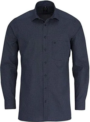 Immagine prodotto di Camicia OLYMP Luxor modern fit manica lunga fantasia nera taglia 38