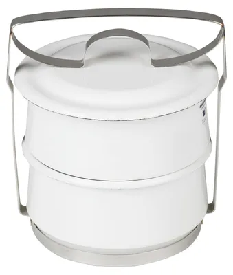Lebensmittelbehälter, weiß, Ø 14 cm, Höhe 20 cm, 1 l