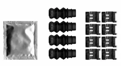 Produktbild von TEXTAR 82541900 Zubehörsatz Scheibenbremsbelag für FIAT 500 (312) passend für MERCEDES-BENZ A-Klasse (W177) CLA Coupe (C118) CLA Shooting Brake (X118)