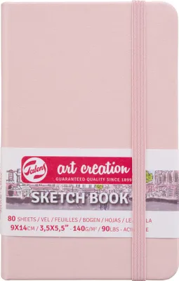 Produktbild von Talens Art Creation - Skizzenbuch Art Creation 80 weiße Blätter 140gr 90x140mm rosa