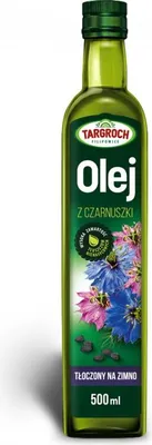 Zdjęcie produktu dla Olej Z Czarnuszki Zimnotłoczony 500Ml Czarnuszka Targroch