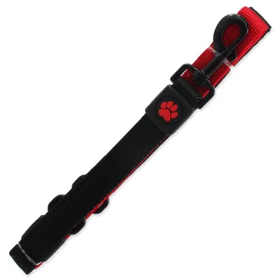 Obrázok produktu pre Vodítko DOG Bungee neoprénové dlhé červené L 1 ks