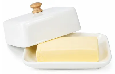 Produktbild von Keramische Butterbehälter mit Deckel und Griff
