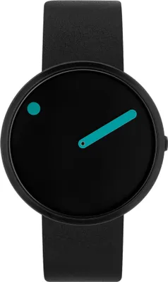 Immagine prodotto di Orologio PICTO cinturino in pelle, quadrante nero 43350-4120B