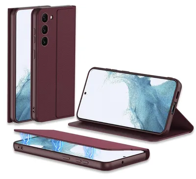 Obrázek produktu pro Magnetické pouzdro na mobil Samsung Galaxy S23 5G, červené,