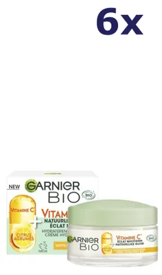 Produktbild von 6x Garnier Skin Bio Dagcrème Vitamine C 50ML