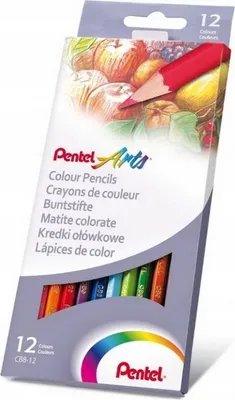 Obrázek produktu pro Barevné tužky Pentel sada 12 barev