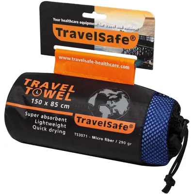 Immagine prodotto di Travelsafe asciugamano da viaggio in microfibra L blu royal