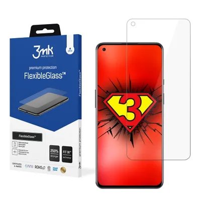 Produktbild von 3mk Display Hybridglas FlexibleGlass für OnePlus 9R 5G 0,3mm 7H