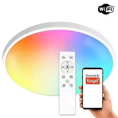 Produktbild von Tuya SLIM LED Deckenleuchte 24W Smart RGB+CCT WiFi