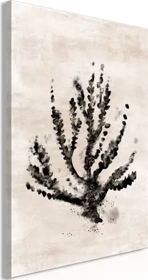 Produktbild von Vlies Leinwandbild - Sea Plant (1 Part) Vertical 40x60 cm Blumen b-A-0781-b-a
