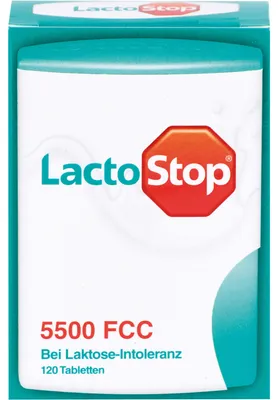 Obrázok produktu pre Lactostop 5.500 Fcc Tablety Click Dispenser 120 ks