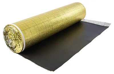 Produktbild von VEVOR Fußbodenunterlage 37,2 m², 3 mm Laminatbodenpolster mit angebrachter Dampfsperre, strapazierfähige Faser+PE-Folie, schalldämmend & geräuschreduzierend für Vinyl- & Holzböden (2 Rollen x 18,6 m²), 200 sq ft-3.0 mm-1 Volumen-IXPE