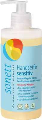 Obrázek produktu pro Mýdlo na ruce sensitive, dávkovač, 300 ml