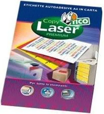 Image de Tico LP4FG-7036 étiquette à imprimer Multicolore