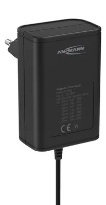 Produktbild von ANSMANN APS 1000 Netzteil 12V, Netzstecker bis max 1000mA (7 Adapter)