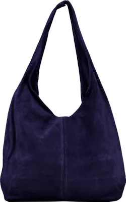 Produktbild von Hausfelder Manufaktur Beuteltasche Velours Blau onesize