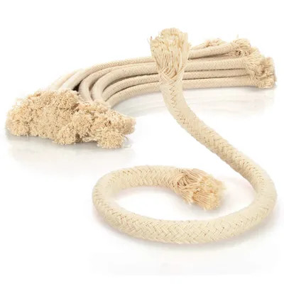 Ersatzdocht für Öllampen, 20 Stück, 30 cm x 8 mm, beige