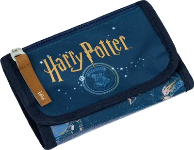 Obrázek produktu pro Dětská náprsní taška - peněženka pro chlapce dívky - peněženka, mini peněženka, peněženka na drobné mince (Harry Potter Bradavice)