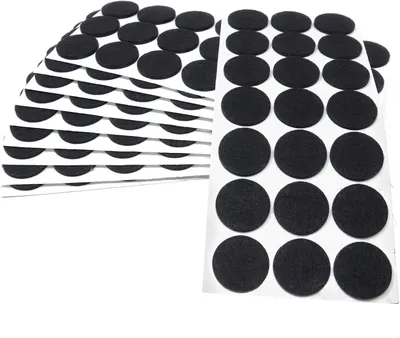 Produktbild von 210 selbstklebende Filzgleiter in Schwarz, Ø 30 mm, rund