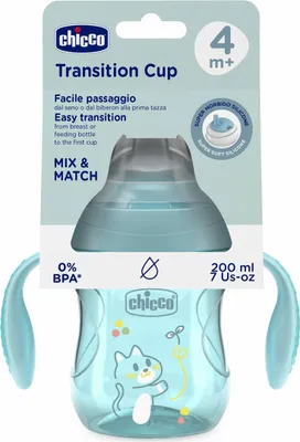Image de Chicco 00006911250000 Biberon 200 ml bleu clair
