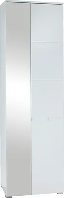 Produktbild von Garderobenschrank - Weiß Hochglanz - B 60 cm - 2 Türen
