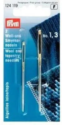 Produktbild von Prym Woll-Nadel ohne Spitze ST 1,3,5 silberfarbig/goldfarbig