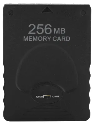 Imagen del producto de Tarjeta de memoria portátil de 256 MB, accesorio para PS2, PlayStation 2, consola de datos, color