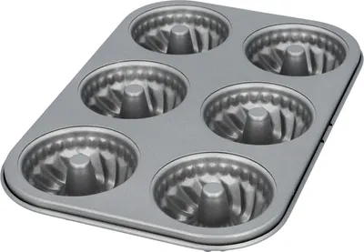 Produktbild von Birkmann, Mini-Gugelhupf Spring, Kohlenstoffstahl, 18,5×26,7×3 cm, Kohlenstoffstahl, Silbe