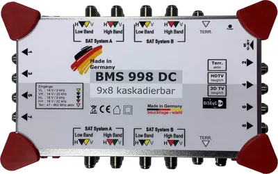 Produktbild von BMS 998 DC Multischalter 9/8 Kaskadierbar