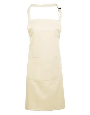 Immagine prodotto di Premier Workwear PR154 | Colours Grembiule con tasca - 72 x 86 cm - Lavabile fino a 60 - Colore: Naturale (circa Pantone 1205) - Dimensioni: 72 x 86 cm