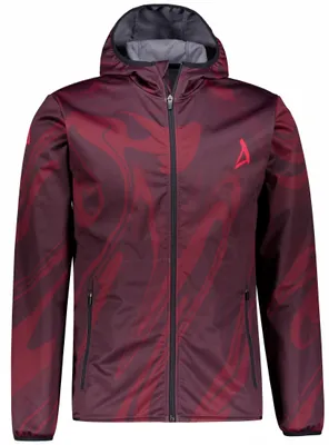 Image de Veste softshell premium pour hommes, modèle ALTISPORT VOJ/ALM072JACK01, couleur : bordeaux/rouge, taille : XL