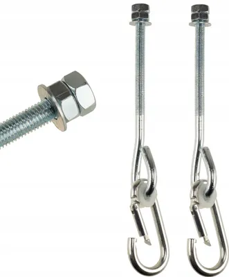 Produktbild von Hängematten Karabiner M10 FEINZ Stabil Und Langlebig Ideal Für Garten Und Camping 2Er Set