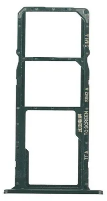 Produktbild von Huawei Y5 2019 Sim Karten Halter Tray Fach, Schwarz