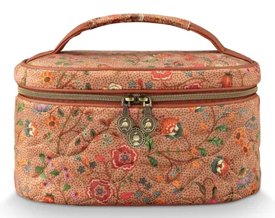 Image de Pip Studio trousse de maquillage Cleo Beauty Case Flora Bangelore Sand orange