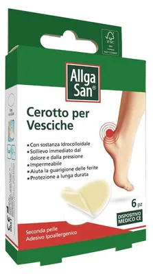 Immagine prodotto di Cerotto Vesciche Allgasan 6 Pezzi